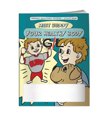 Coloring Book: Meet Buddy Your Healthy Body