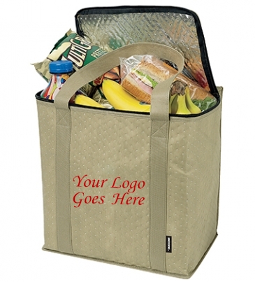 Koozie® Zippered Insulated Grocery Tote
