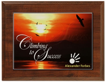 Econo Cherry Plaque 7" x 9" with Sublimated Plate