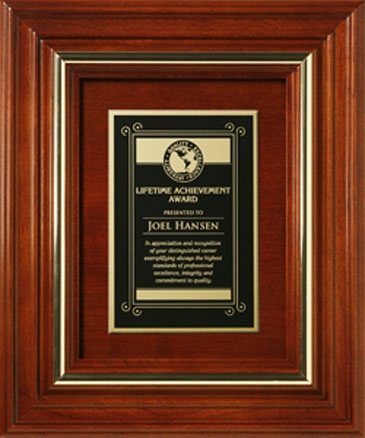 Americana Plaque 11-3/4" x 9-3/4" with Wood Insert