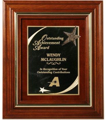 Americana Plaque 13-1/2" x 11-1/2" with Wood Insert