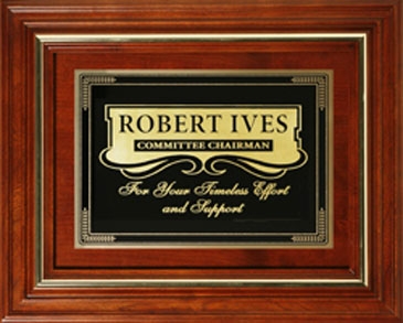 Americana Plaque 15-3/4" x 12-3/4" with Wood Insert