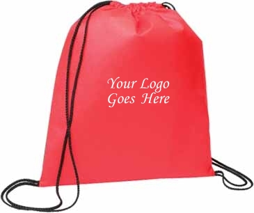 Evergreen Non-Woven Drawstring Bag