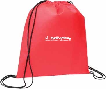 Evergreen Non-Woven Drawstring Bag