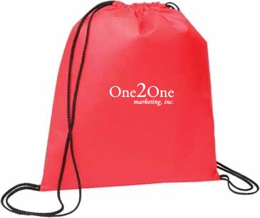Evergreen Non-Woven Drawstring Bag