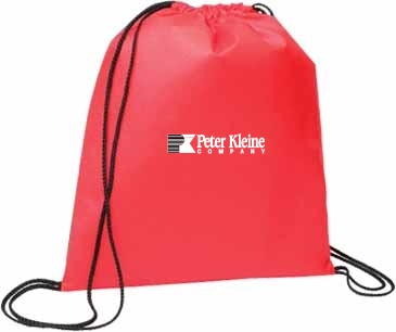 Evergreen Non-Woven Drawstring Bag