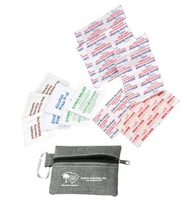 Zippered 20-Piece First Aid Pouch