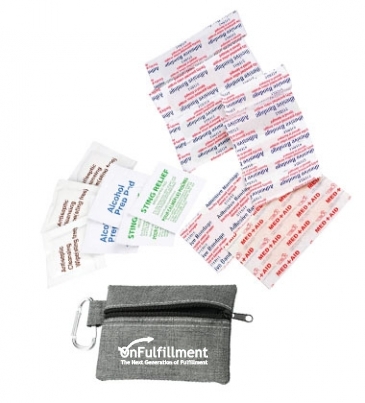 Zippered 20-Piece First Aid Pouch