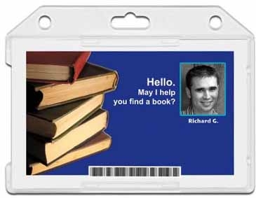 Plastic Single Card ID Holder