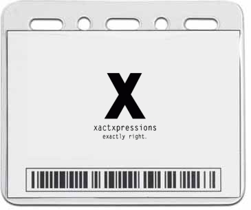 4-1/4" X 3-1/2" Vinyl Badge Pouch