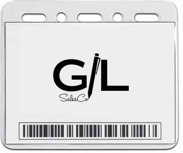 4-1/4" X 3-1/2" Vinyl Badge Pouch