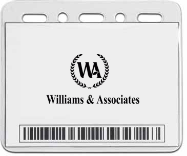 4-1/4" X 3-1/2" Vinyl Badge Pouch