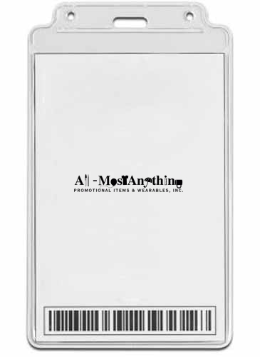 4" X 6-1/2" Vinyl Badge Pouch