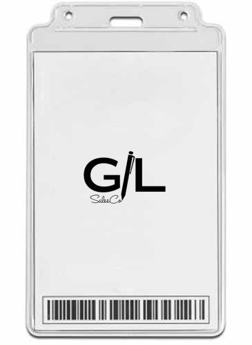 4" X 6-1/2" Vinyl Badge Pouch