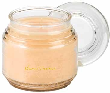 Aromatherapy Wax Candle Glass Patio Jar
