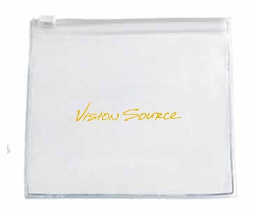 Vinyl Pouch w/Plastic Closure