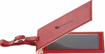 Colorplay Leather Luggage Tag – 4½" x 27/16"