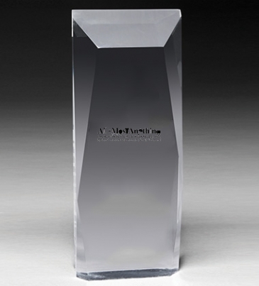 Faceted Obelisk Award - 8"