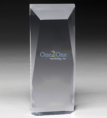 Faceted Obelisk Award - 8"