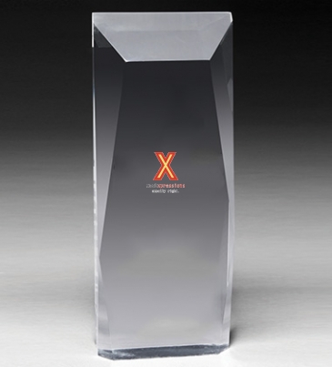 Faceted Obelisk Award - 8"