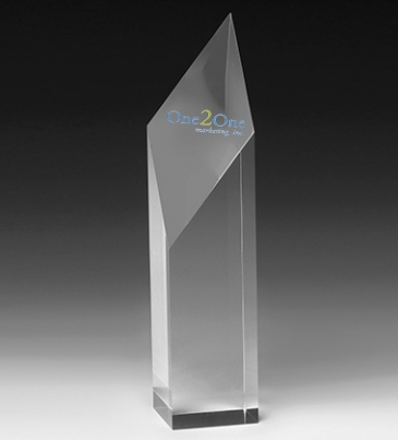 Diamond Obelisk Award - 9"