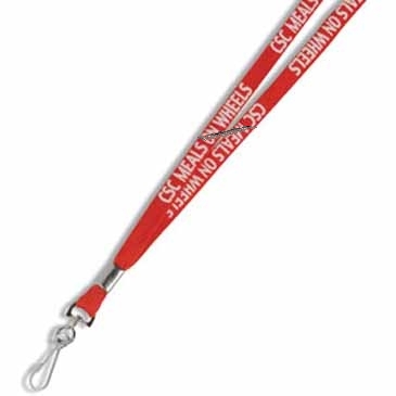 3/8" Silkscreen Lanyard with FREE Breakaway Safety Release