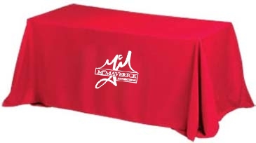 "PREAKNESS SIX" 3-Sided Economy Table Cover & Throws (Spot Color