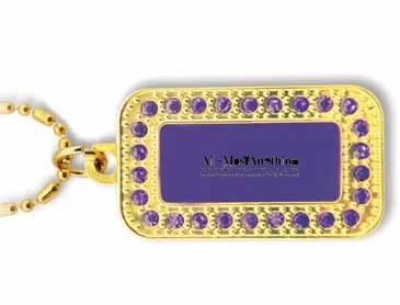 Deluxe Bling Dog Tag
