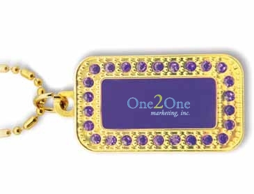 Deluxe Bling Dog Tag
