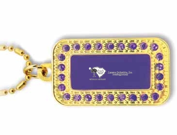 Deluxe Bling Dog Tag