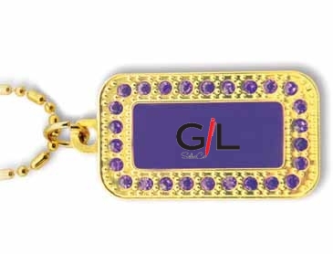 Deluxe Bling Dog Tag