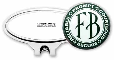 Oval Ball Marker Cap Clip