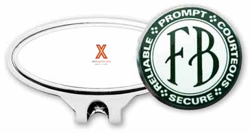 Oval Ball Marker Cap Clip