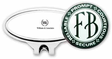 Oval Ball Marker Cap Clip