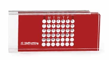 MOMA Mini Acrylic Perpetual Calendar