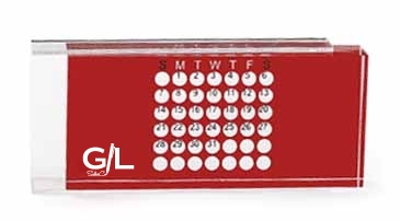 MOMA Mini Acrylic Perpetual Calendar