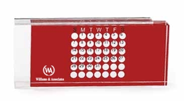 MOMA Mini Acrylic Perpetual Calendar