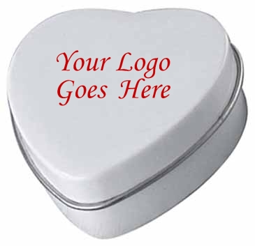 Small Heart Shaped Mint Tin