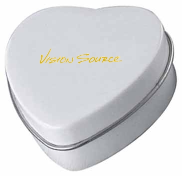 Small Heart Shaped Mint Tin