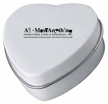 Small Heart Shaped Mint Tin