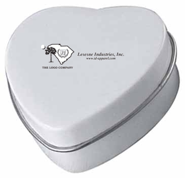 Small Heart Shaped Mint Tin
