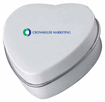 Small Heart Shaped Mint Tin
