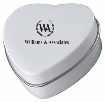Small Heart Shaped Mint Tin