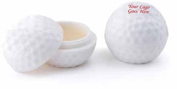 Golf Ball Shaped Lip Moisturizer Container