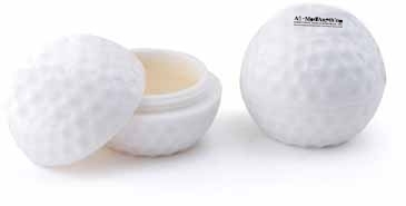 Golf Ball Shaped Lip Moisturizer Container