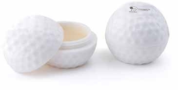 Golf Ball Shaped Lip Moisturizer Container