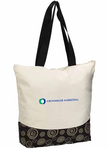 Zippered Color Pop Tote