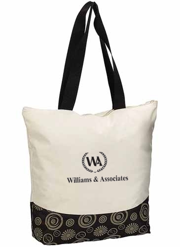 Zippered Color Pop Tote