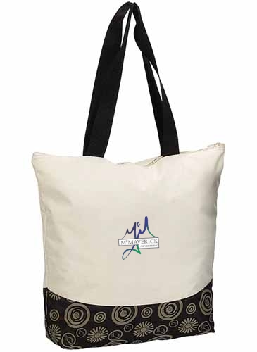Zippered Color Pop Tote