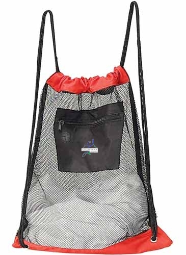 Mesh Drawstring Backpack
